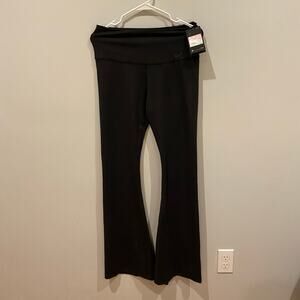 Nike Zenvy Rib Women's High-Waisted Full-Length Flared Leggings size Large BNWT